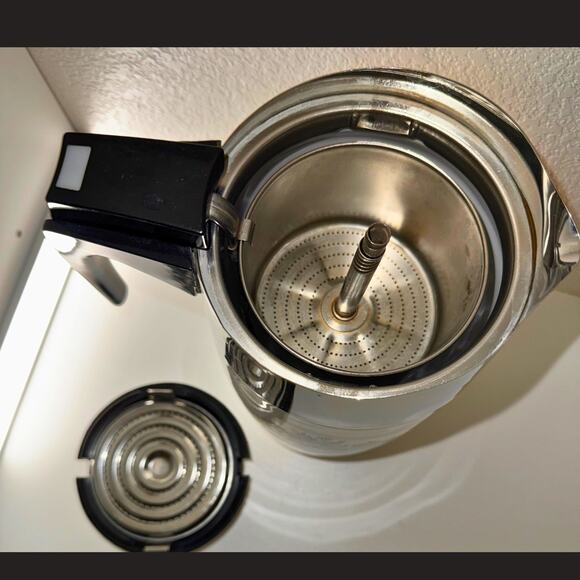 Vintage Corning Ware 10-Cup Percolator “Le Café” E-1210-B – Complete - Picture 5 of 9